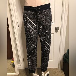 Bebe Sport Bandana print jogger pants